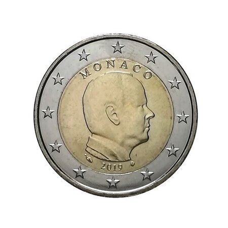 Pièce de monnaie 2 euro Monaco 2019