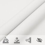 vidaXL Voile de parasol tissu oxford rectangulaire 5x8 m blanc
