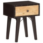 vidaXL Table de chevet 40 x 30 x 50 cm Bois de récupération massif