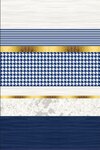 Tapis de salon LAYER 160 x 230 cm - Bleu