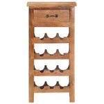 vidaXL Casier à bouteilles 40x30x80 cm Bois d'acacia massif