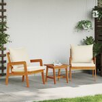 vidaXL Chaises de jardin 2 Pièces 59 5 x 65 x 71 5 cm Bois massif d'acacia