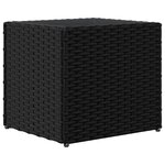 vidaXL Jardinières 2 Pièces noir 36x30x32 cm résine tressée