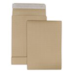 Lot de 50 enveloppes pochettes kraft armé à soufflet marron 229 x 324 + 50 mm