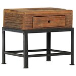 vidaXL Table de chevet 40 x 35 x 40 cm bois de récupération massif