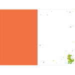 Carte Signature Anniversaire Dinosaure - 11 5 X 17cm - Draeger paris