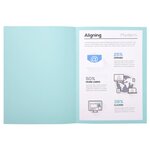 Paquet De 100 Chemises Forever® 220 100  Recyclé - 24x32cm - Bleu Clair - X 5 - Exacompta