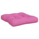 vidaXL Coussins de palette lot de 2 rose tissu Oxford