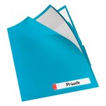 Chemise de présentation 3 rabats leitz cosy a4 polypropylène bleu - sachet de 3 - esselte