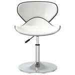 vidaXL Chaises à manger lot de 2 blanc similicuir