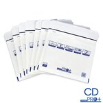 Lot de 200 enveloppes à bulles pro+ blanches cd format 145x175 mm