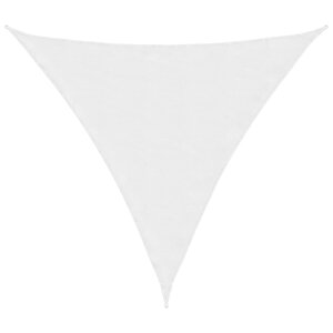 vidaXL Voile de parasol tissu oxford triangulaire 4 5x4 5x4 5 m blanc
