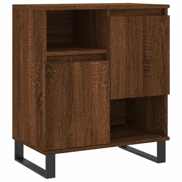 vidaXL Buffet Chêne marron 60x35x70 cm Bois d'ingénierie