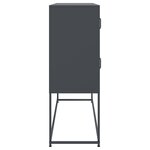 vidaXL Buffet anthracite 100 5x39x107 cm acier laminé à froid