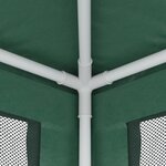 vidaXL Tente de fête avec 4 parois latérales en maille Vert 3x6 m PEHD