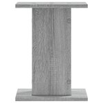 vidaXL Supports pour plantes 2 Pièces sonoma gris bois d'ingénierie
