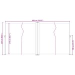 vidaXL Auvent latéral rétractable Anthracite 220x600 cm