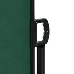 vidaXL Auvent latéral rétractable vert foncé 170x300 cm