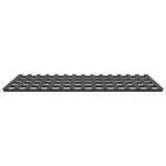 vidaXL Cadre de lit Gris 180x200 cm Bois de pin massif