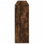 vidaXL Buffet avec lumières LED chêne fumé 181 5x37x100 cm