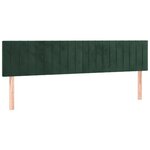 vidaXL Sommier à lattes de lit et matelas Vert foncé 200x200cm Velours
