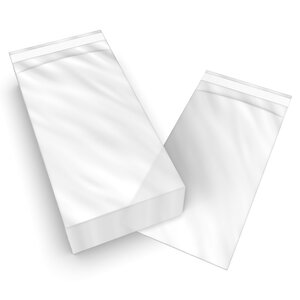 Lot de 500 sac cellophane transparent 162x88 mm