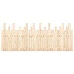 vidaXL Tête de lit murale 204x3x80 cm Bois massif de pin
