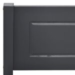 vidaXL Cadre de lit sans matelas bois massif de pin gris 180x200 cm