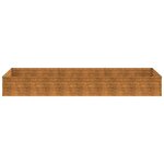 vidaXL Lit surélevé de jardin 291x100x36 cm acier corten