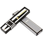 Stylo personnalisé initiale Black & Gold - Lettre D - Draeger