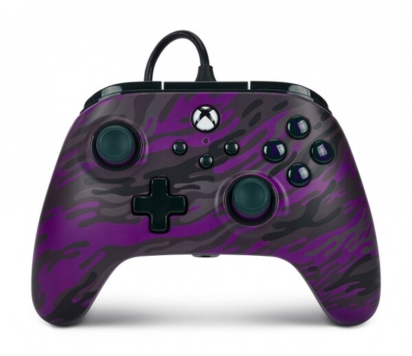 Manette filaire PowerA Advantage pour Xbox Series X S - Camouflage violet
