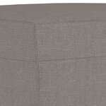 vidaXL Ensemble de canapés 4 Pièces avec coussins Taupe Tissu