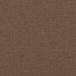 vidaXL Canapé à 2 places Marron 140 cm Tissu