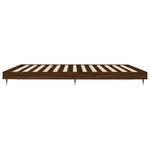 vidaXL Cadre de lit sans matelas chêne marron 160x200 cm