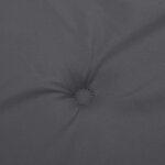 vidaXL Coussin de banc de jardin anthracite 120x50x4 cm tissu oxford