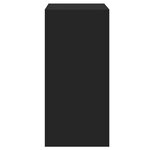 vidaXL Garde-robe noir 77x48x102 cm bois d'ingénierie