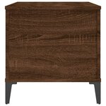 vidaXL Table basse Chêne marron 90x44 5x45 cm Bois d'ingénierie