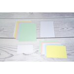 Paquet 100 fiches sous film - bristol uni non perforé - 210x297mm - Blanc EXACOMPTA