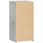 vidaXL Buffet gris béton 45x42 5x93 cm bois d'ingénierie