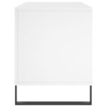 vidaXL Armoire à disques blanc 100x38x48 cm bois d'ingénierie