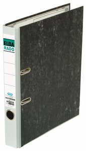 classeur rado papier marbré largeur de dos: 50 mm Gris ELBA