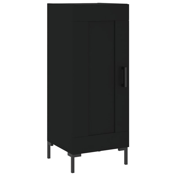 vidaXL Buffet Noir 34 5x34x90 cm Bois d'ingénierie
