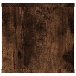 vidaXL Étagère murale chêne fumé 102x30x29 cm bois d'ingénierie