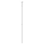 vidaXL Tête de lit métal blanc 193 cm