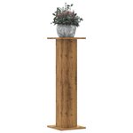 vidaXL Supports pour plantes 2 Pièces chêne artisanal bois d'ingénierie