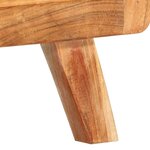 vidaXL Meuble TV 110x30x40 cm Bois d'acacia massif