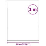 vidaXL Films de miroir 2 Pièces auto-adhésive 60x100 cm PET