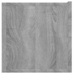 vidaXL Armoires TV suspendues Sonoma gris 2 Pièces 60x30x30 cm Bois