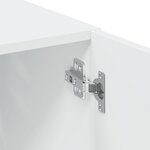 vidaXL Buffet haut blanc 80x42 5x249 cm bois d'ingénierie