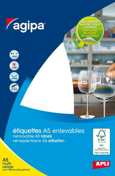 100 Étiquettes Blc Enlv38.5X65